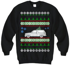 truck like Chevy S10 Blazer Ugly Christmas Sweater 1987 Classic SUV Holiday Sweatshirt 4-Wheel Drive hotrod Chevrolet Ugly Xmas jumper