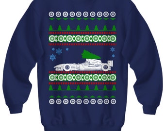 Open wheel race car Ugly Christmas Sweater, gift for racing fan, gift for motorsports fan,  gift for racing fan, mens gift, womens gift