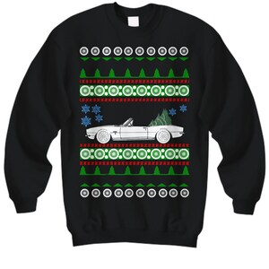 Chevy Camaro 1967 Ugly Christmas Sweater 1st gen Convertible Sports Race Car Chevrolet Sweatshirt Xmas Gift Chevy Drag Race Holiday