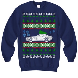 Mercedes AMG GTR brutto maglione di Natale regalo di Natale brutta felpa da festa Berlina veloce festa di festa auto sportiva turbo auto tedesca