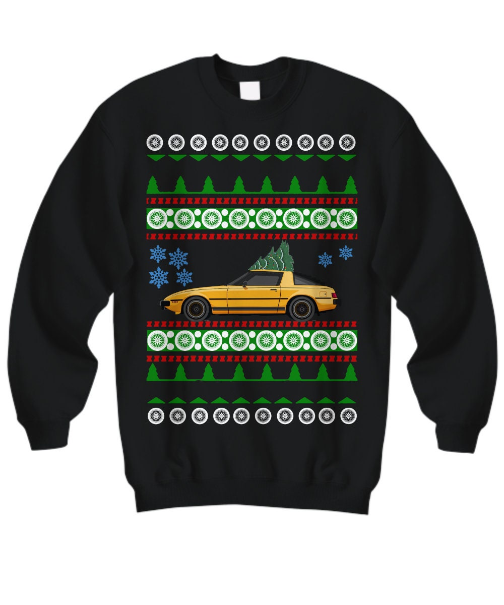 Mazda RX7 Ugly Christmas Sweater sold by Jamie Kelly SKU 650594