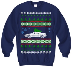JDM like Del Sol Honda Ugly Christmas Sweater import  Xmas Gift Drag Racing track car stance Fast Holiday Party Apparel 2nd gen