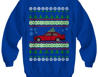 BMW E30 M3 Ugly Christmas Sweater Jumper V4 Xmas Party Sweatshirt Fast Car Race Car Holiday European Collector Gift Red Car Jumper Shirt Etsy Canada