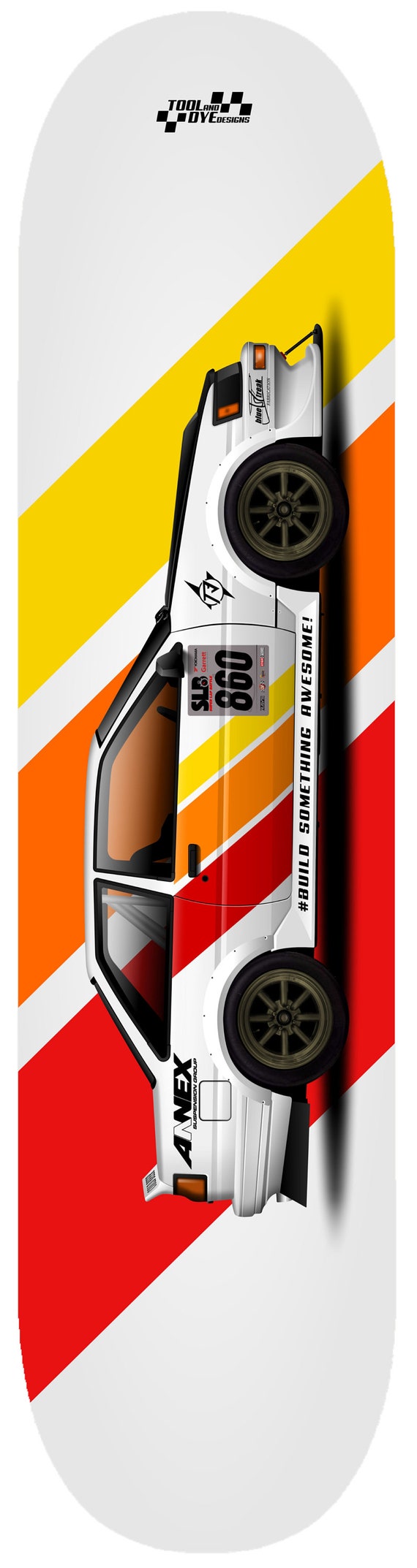 Car Art AE86 Skateboard Deck Hard Rock Maple Wall Hanging Art