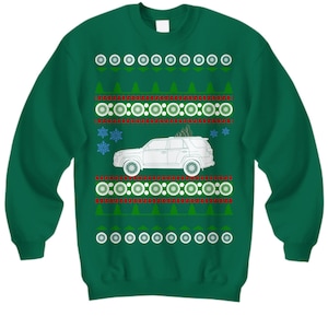 5th gen Toyota 4Runner Ugly Christmas Sweater 2023 offroad SUV offroad overlanding trail camping 4wd awd snow truck 4 runner