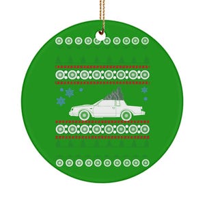 Buick Grand National Christmas Tree Ornament Ceramic Decoration for car enthusiasts holiday fast v8 hot rod vintage collector regal turbo v1