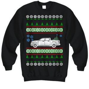 electric truck maverick Ugly Christmas Sweater Hot Rod Xmas Gift turbo pickup American Iron Trucks Holiday Sweatshirt ford 2022 hybrid