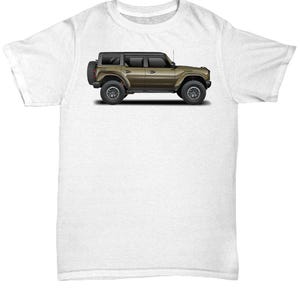 Maglietta Ford Bronco Raptor, idea per il proprietario di Bronco, maglietta per il proprietario di Ford, Bronco fuoristrada, overland, fango, maglietta da trail, maglietta da camion
