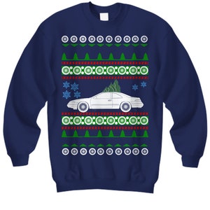 1993 Lincoln Mark VIII Ugly Christmas Sweater mark 8 Hot Rod Xmas Gift Drag Racing American Iron hot rod Fast Car Holiday Party
