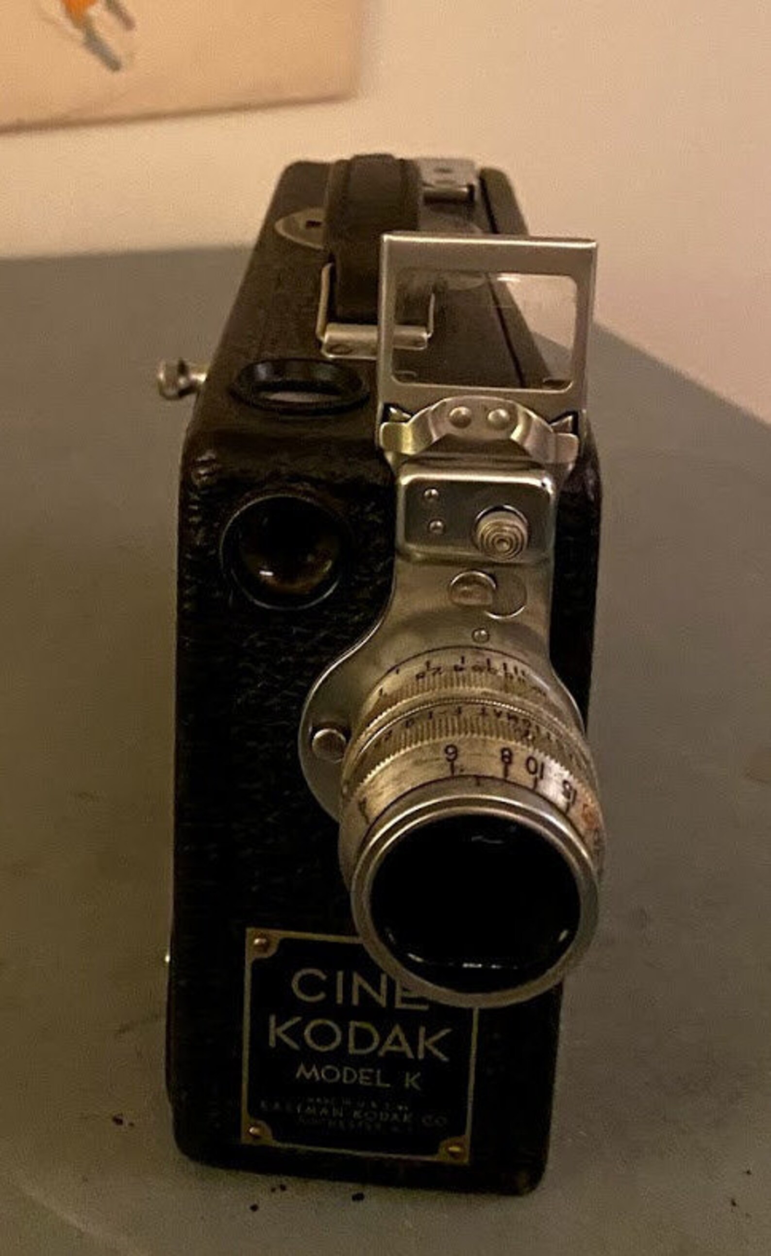 Caméra Ciné KODAK MODEL K Avec Son Sac Cuir - Occasion à Restaurer