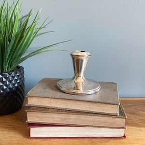 Vintage Silver Plated Candlestick Candle Holder