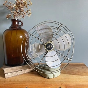Vintage Electric Fan Retro Non Working Desk Table Fan