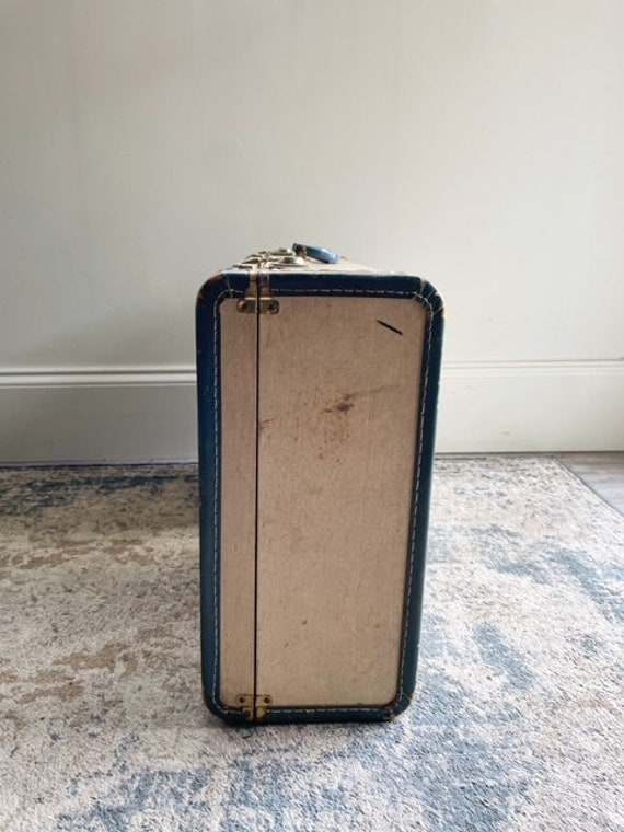 Vintage Suitcase Luggage Briefcase Photo Prop Gem