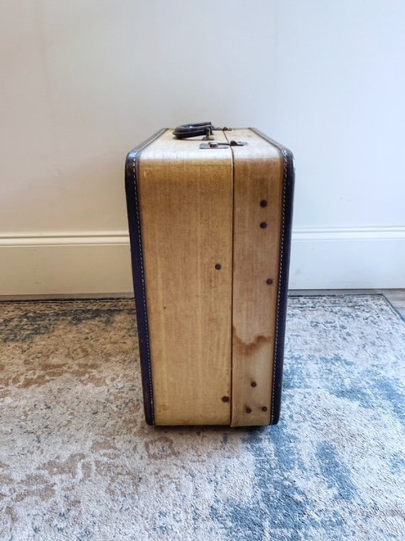 Large Vintage Suitcase Luggage Photo Prop Gem