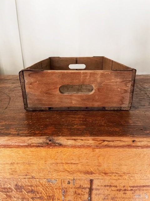 Ancienne Boîte Publicitaire En Bois Pepsi-Cola - Caisse Plus Grande Meilleure Boisson Nickelée, Vintage Années 50