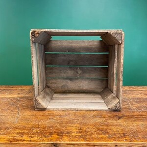 Vintage Wooden Fruit Crate Wood Farm Box Produce Crate Farmhouse Decor ...
