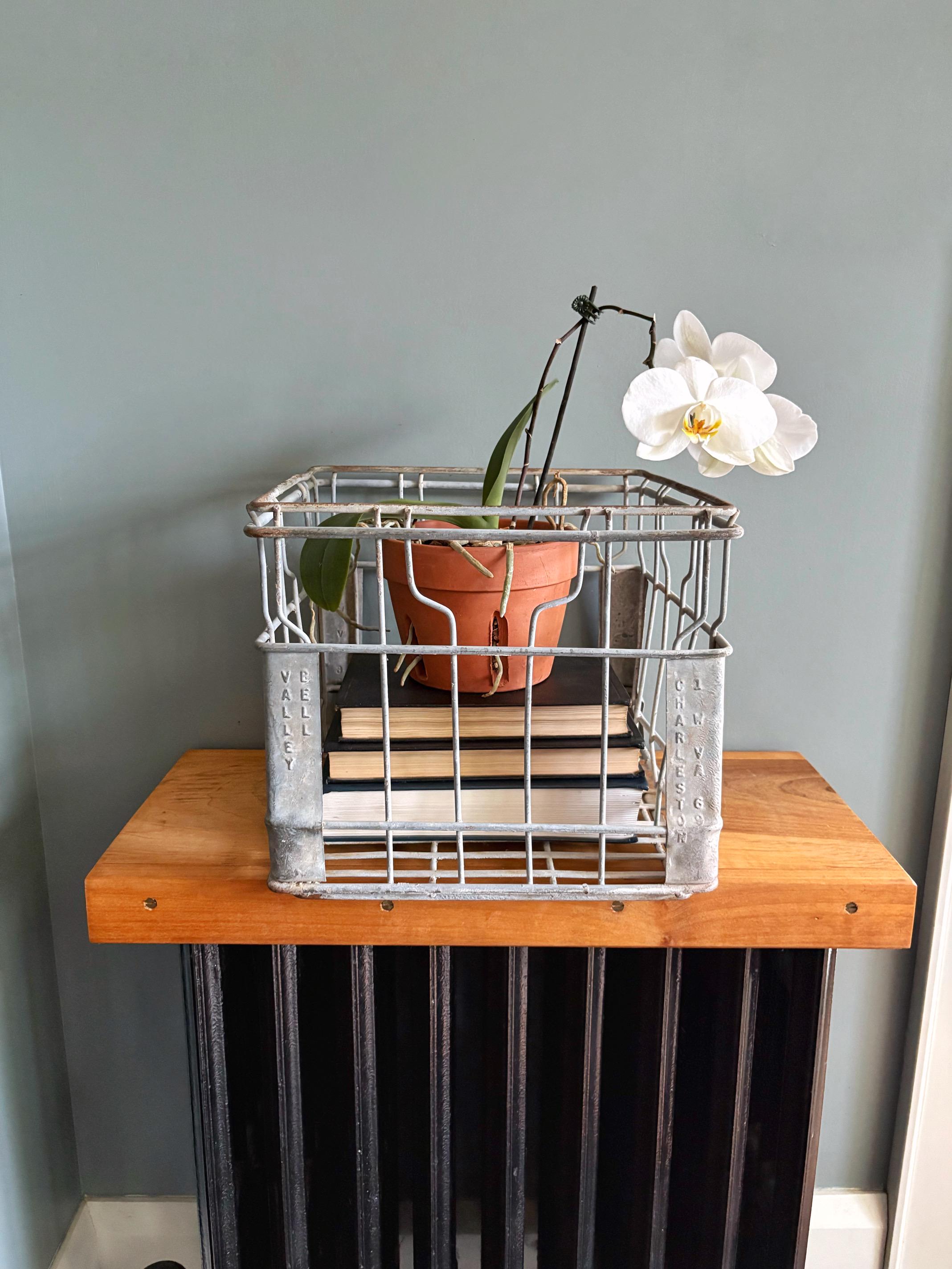 Vintage Metal Crate - Etsy