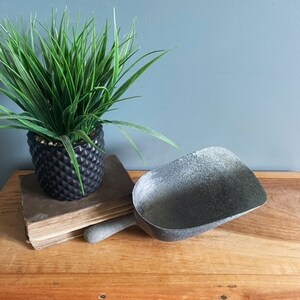 Vintage Metal Farm Scoop Grain Scooper