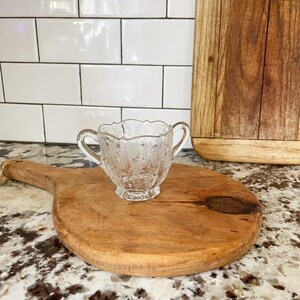 Vintage Fostoria Sugar Bowl Glassware Hostess Gift Idea