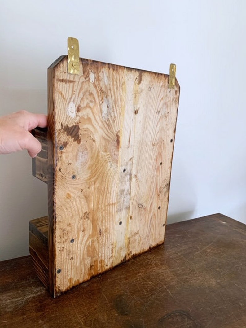 Mail Organizer Wall Hanging Entry Organizer Reclaimed Wood Etsy