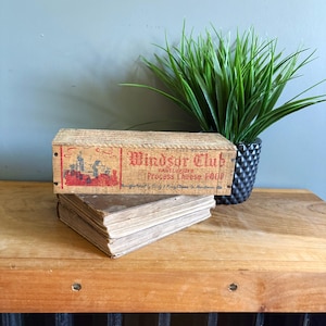 Vintage Wood Cheese Box Wooden Cheese Box Old Advertising