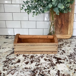 Homemade Small Wood Primitive Tool Box