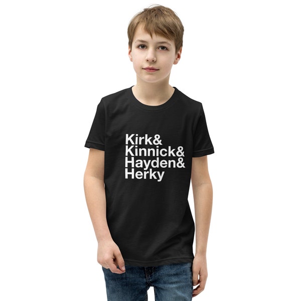 Unisex Iowa Kirk Kinnick Hayden & Herky Youth Short Sleeve T-Shirt