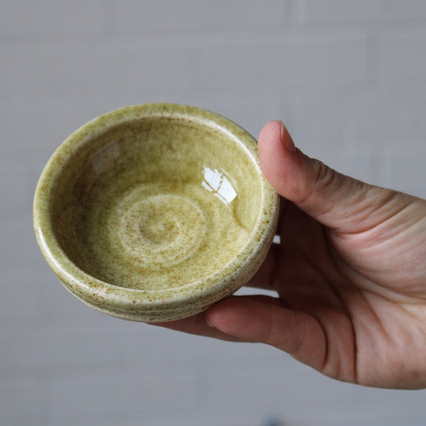 Olive Side Dish / Plate / Hand Made Ceramics