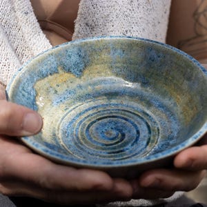 Ocean Bowl Op zee geïnspireerde handgemaakte kom