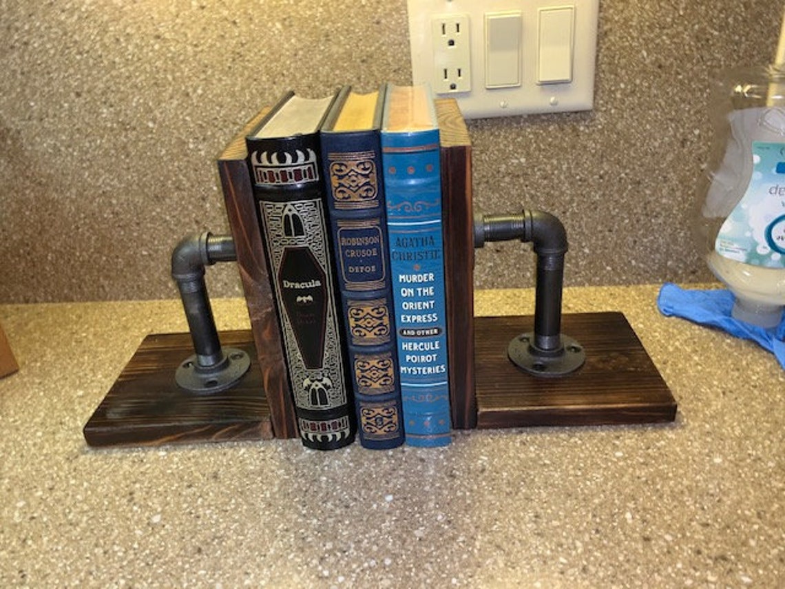 Industrial Bookends Etsy