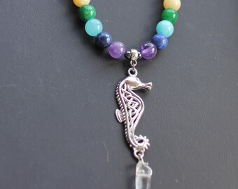 Caballito de mar de un color diferente