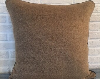 Funda de almohada decorativa de lana beige-cojín-almohada de tiro-decoración del hogar-sala de estar-dormitorio-regalos para ella