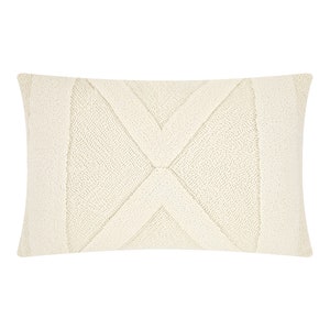 White linen fabric punch needle embroidered decorative pillow cover|home decor|gifts for her|cushion|throw pillow|Embroidery|living room|