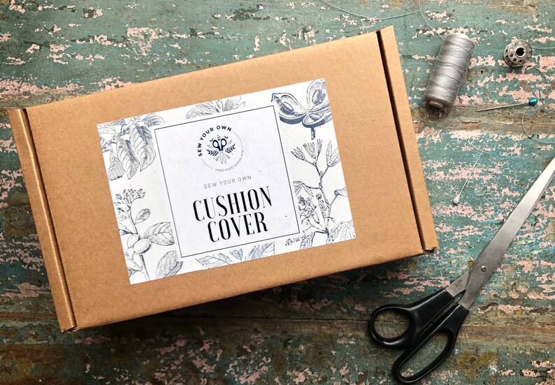 Sewing Kit Sew Your Own Cushion Cover Craft Kit for Adults Etsy