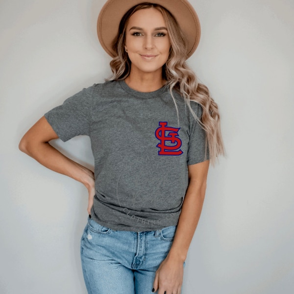 STL - St. Louis Missouri, St. Louis Cardinals adult unisex T Shirt