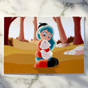 ART PRINT | Hilda and Twig | Poster Postcard Wall Art Decor