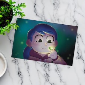ART PRINT | Hilda | Hilda with the Fireflies | Poster Postcard Wall Art Decor