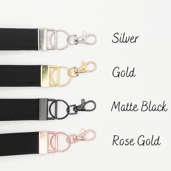 Keychains - Gold, Silver, Mate Black