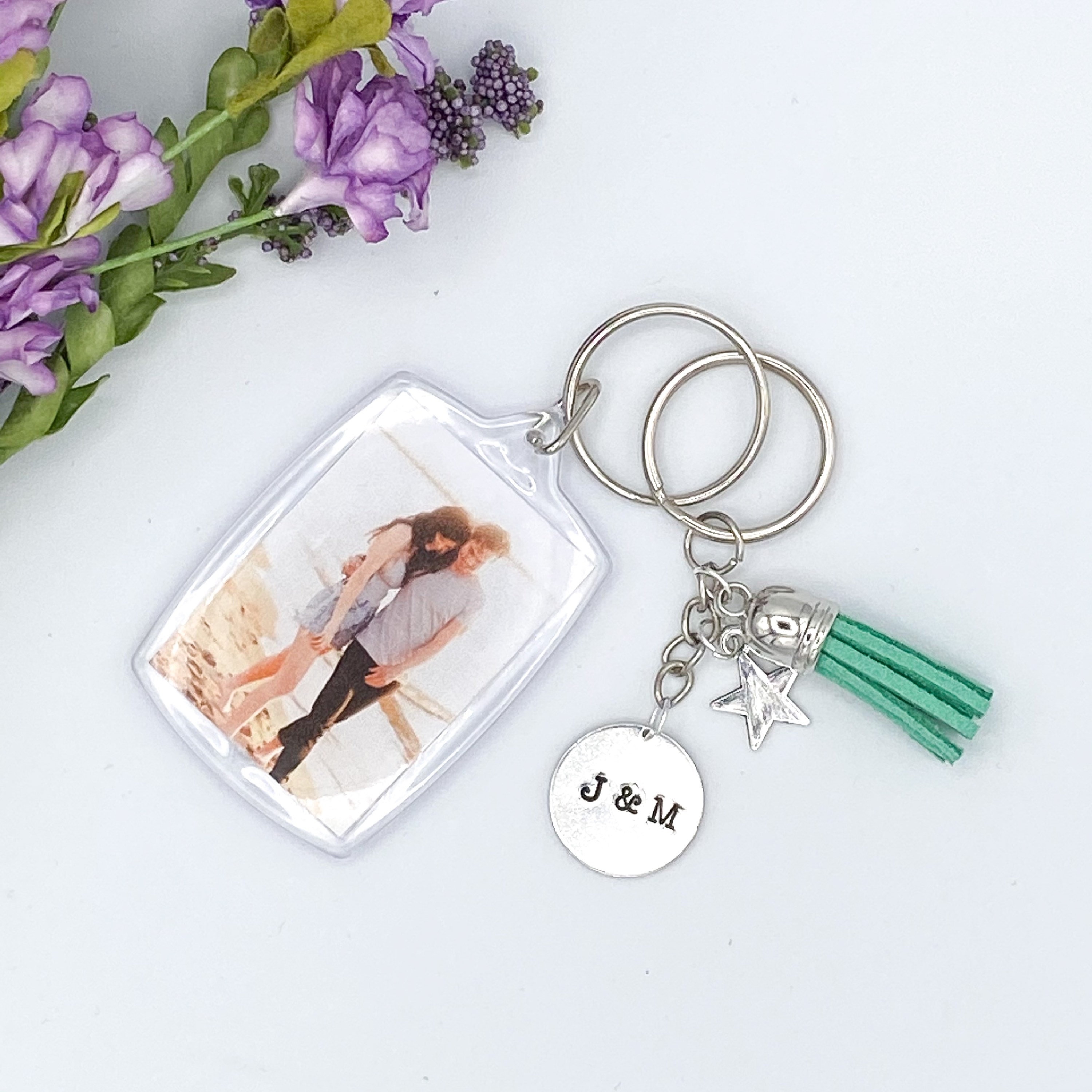 Picture Frame Addon Keychain Accessory Acrylic Photo Etsy