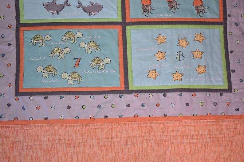 Handmade Baby Quilt and Travel Blanket ready to ship!