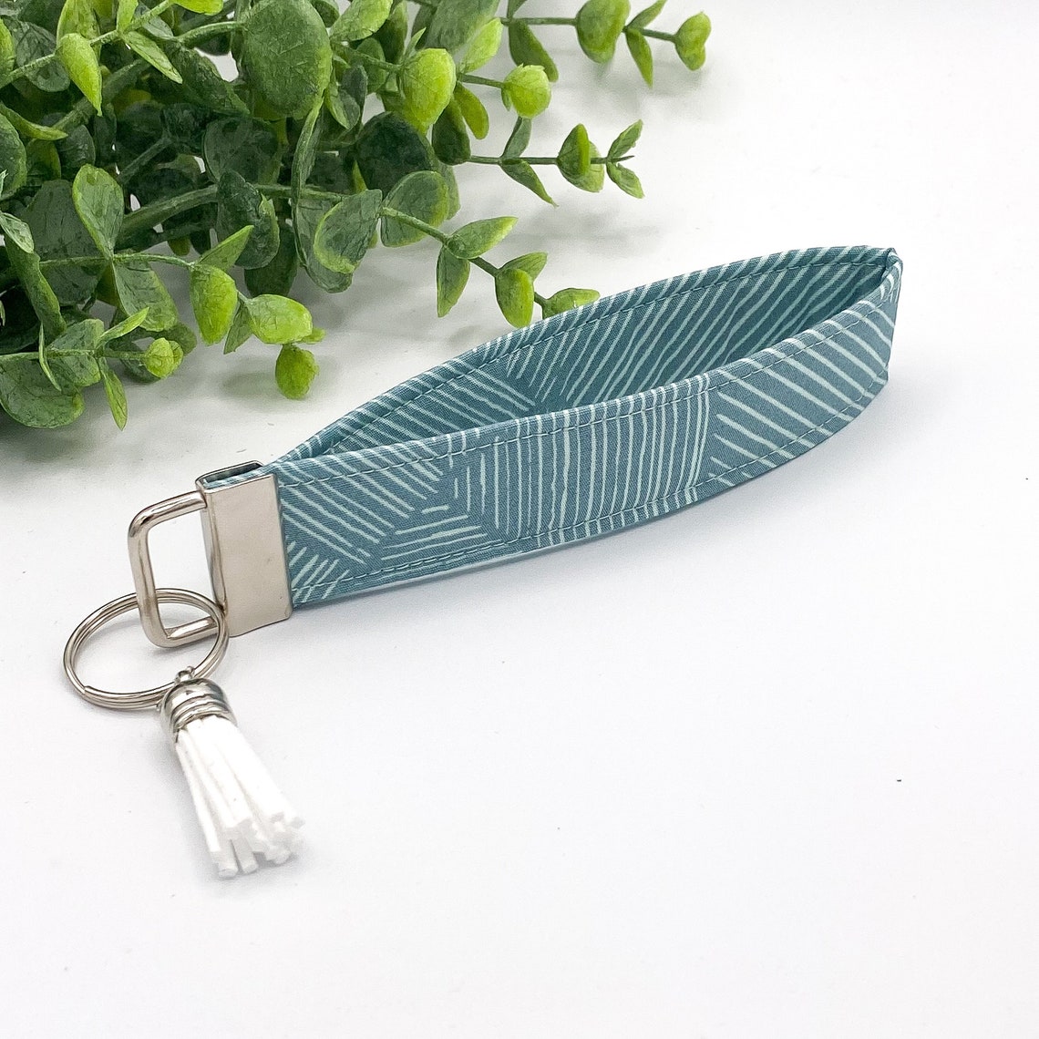 Sage Green Wristlet Keychain Keychain Wristlet Wrist Etsy