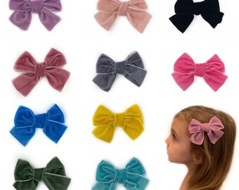 Girls Handmade 4 baby//toddler small winter pink mix Glitter Hair Bow clips