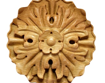 Rosette made of wood
