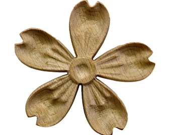 Rosette Blume aus Holz