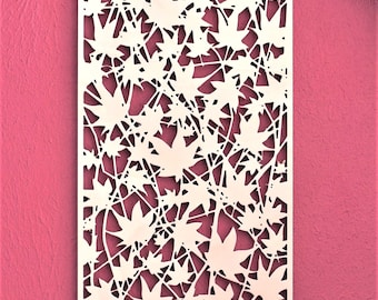 3D picture maple leaves picture made of wood home decor wall decor decoration panels