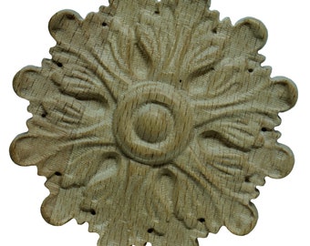 Rosette made of wood