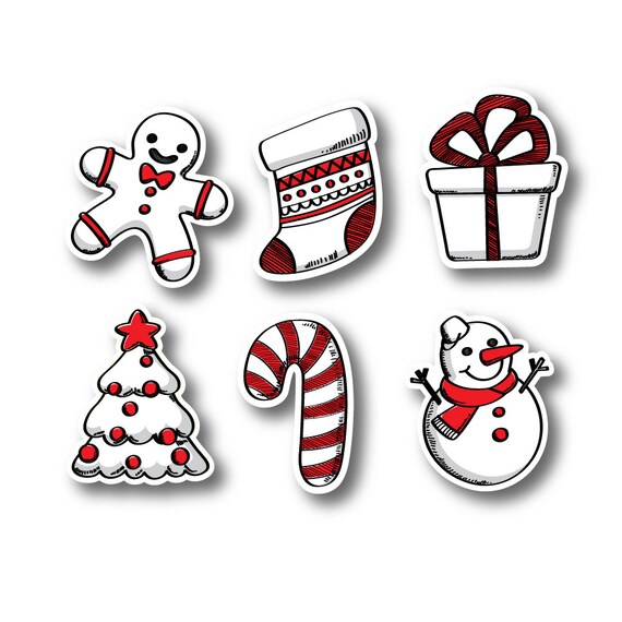 Printable Christmas Cutouts 2 Die Cuts Cut Outs Etsy