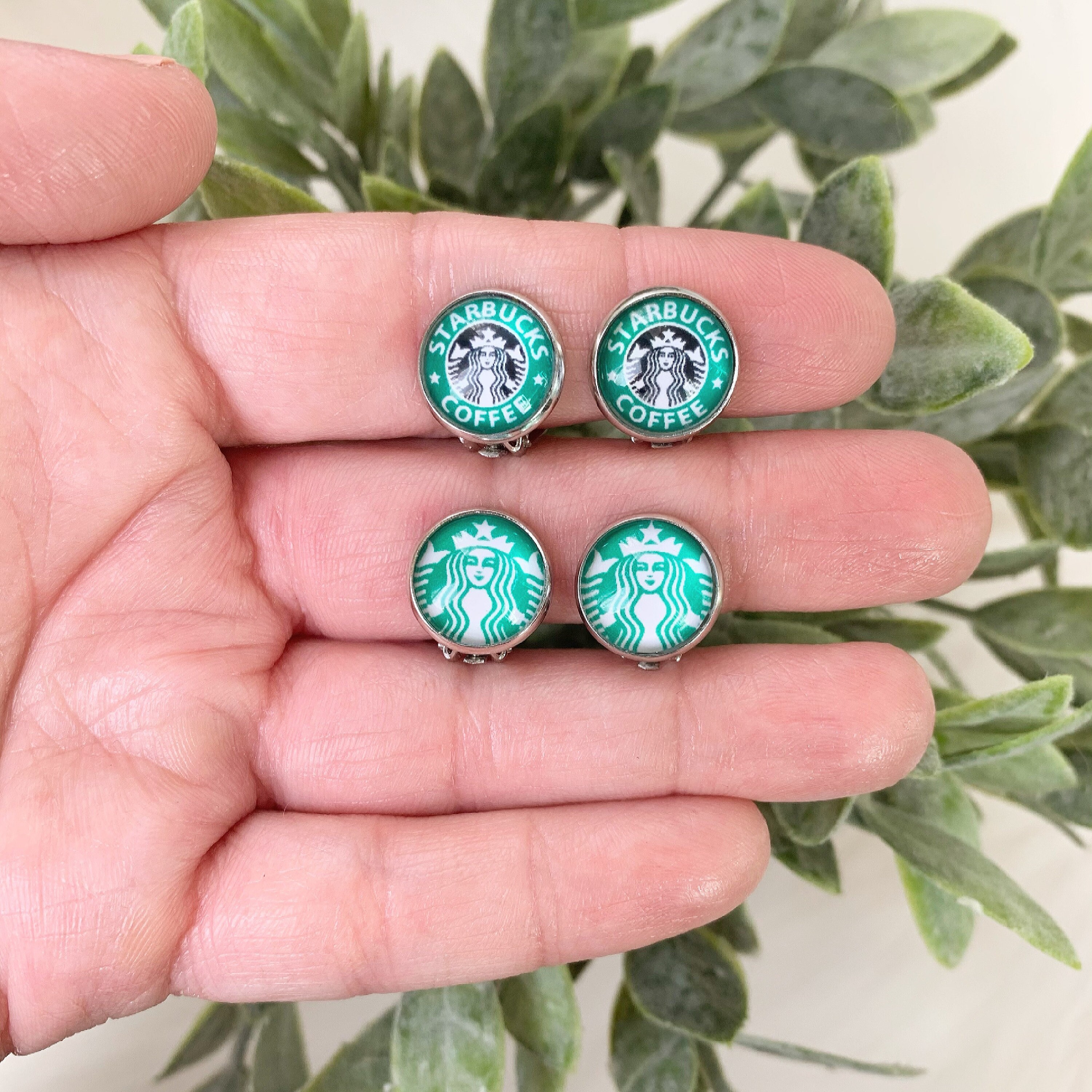 starbucks earrings amazon