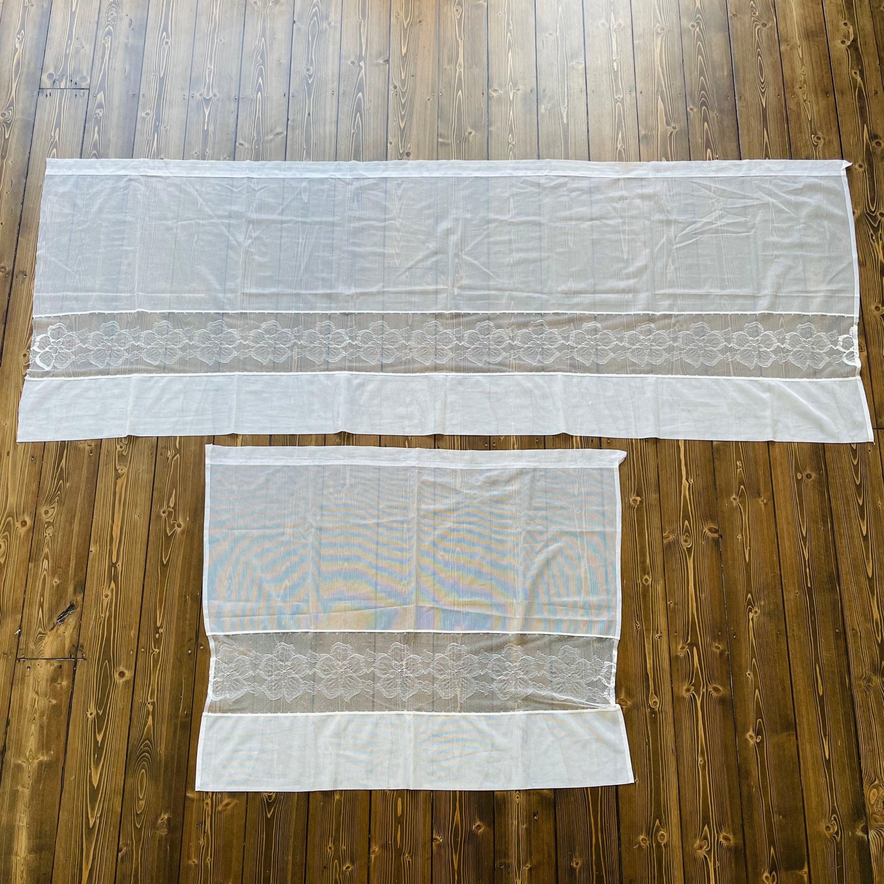 Cortina Tecido Jacquard Desenho De Flores 4M Branco - Beatriz Enxovais
