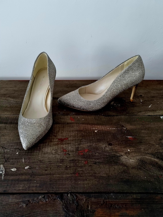 90s Sparkling Karen Millen Court Shoes UK3.5 Wedding Accessories